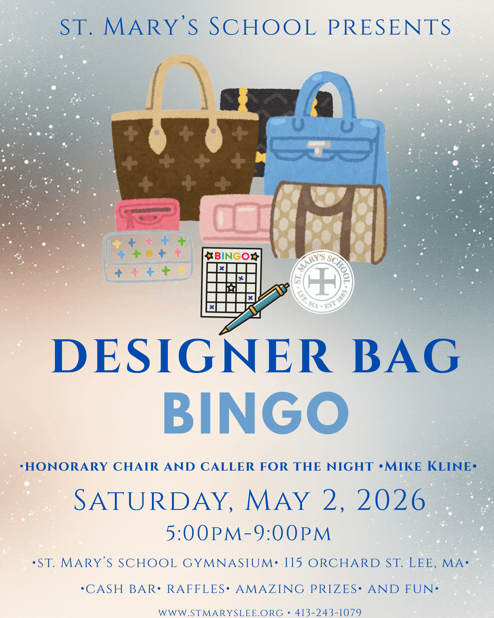 👛 Mark Your Calendars for Designer Bag Bingo! 👛